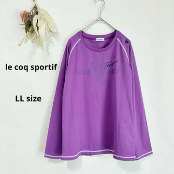 르꼬끄 스포르티브 lecoq sportif 긴팔 티셔츠 퍼플 LL