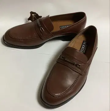 남성용 로퍼 신발 브라운 24, 5cm 양가죽 madras MODELLO
