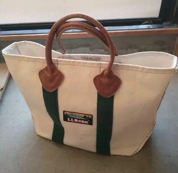 [ LLBean ] 80년대 Bean 토트 가죽 핸들 엘엘빈