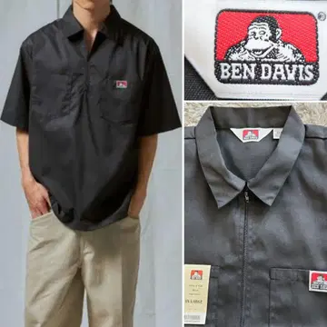 새상품 BEN DAVIS 반팔 셔츠 3X-LARGE 블랙