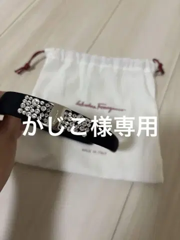 살바토레 페라가모 크리스탈 헤어밴드