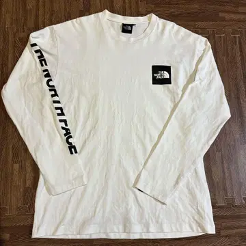 THE NORTH FACE 암 디자인 롱 T 긴팔 티셔츠 XL