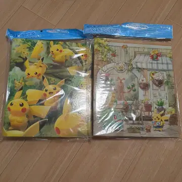 미개봉 새상품 컬렉션 파일 Grassy Garde 피카츄의 숲 2개