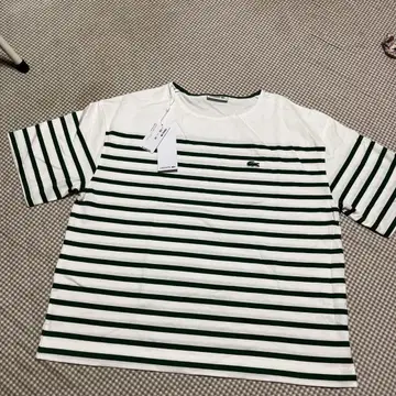 LACOSTE 스트라이프 반팔 티셔츠 38