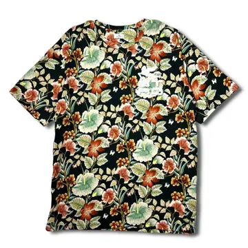 컨디션 최상 ITALY제 ETRO 퍼 로고 보타니컬 티셔츠 XL