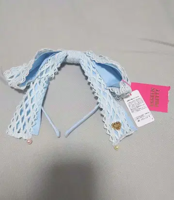 Angelic Pretty 스카이블루 리본 머리띠