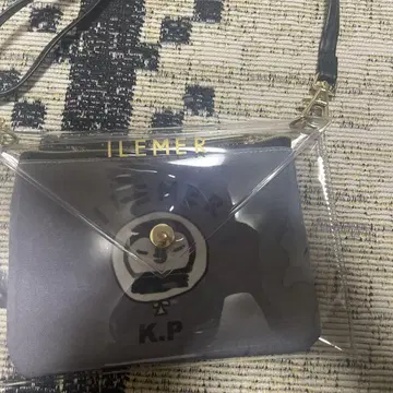 ILEMER KP 펭귄 클리어 지갑 미니백