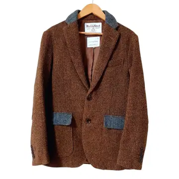 별주 HarrisTweed 해리스 트위드 테일러드 자켓 엘보 패치