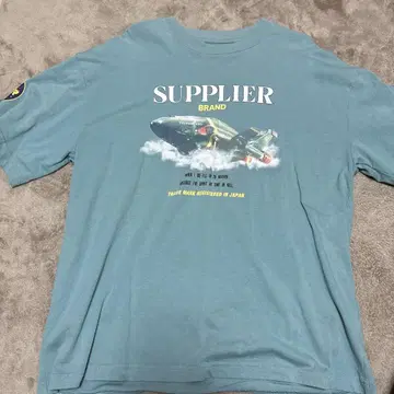 SUPPLIER 브랜드 티셔츠 파랑