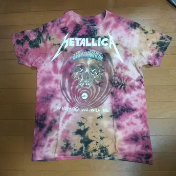 METALLICA 메탈리카 티셔츠 반팔 타이다이