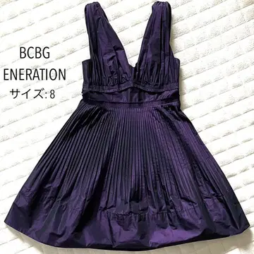 BCBGeneration 퍼플 미니 드레스 사이즈 8