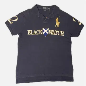랄프 로렌 빅 포니 자수 BLACK WATCH 피케 셔츠 네이비