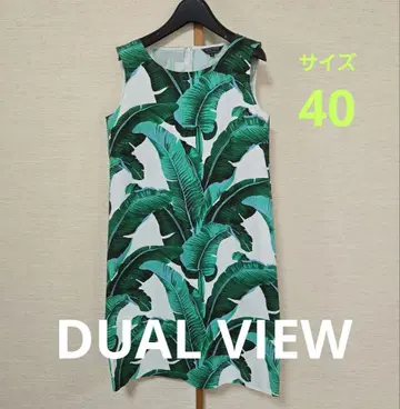 DUAL VIEW 듀얼 뷰 일본제 무릎 기장 원피스 사이즈 40