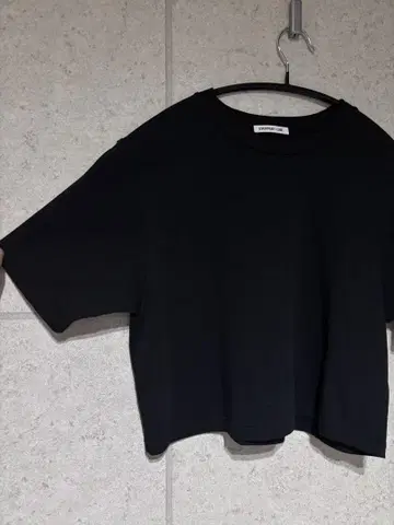 2023 Deuxieme Classe 크롭 티셔츠 블랙