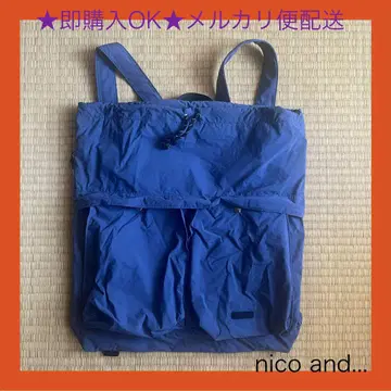 nico and - 냅색 오리지널 W 포켓 냅색