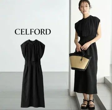 CELFORD 보타이 타이트 원피스