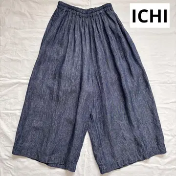 ICHI 이치 린넨 와이드 팬츠