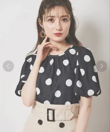 31 Sons de mode 도트 프린트 블라우스