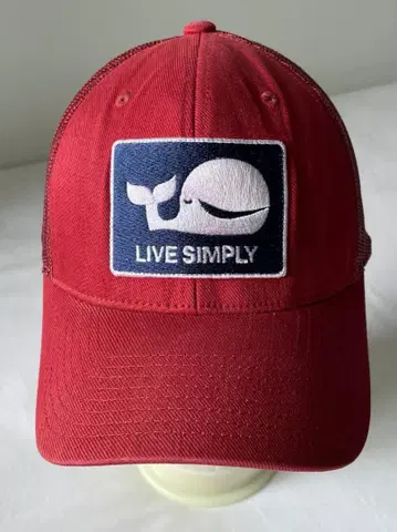 파타고니아 LIVE SIMPLY 캡 고래