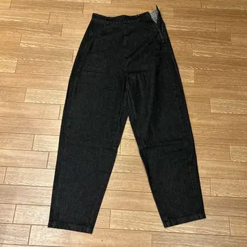 쁘띠마인 LIEN 블랙 데님 S 더블 허리 팬츠 베이지 S 2점