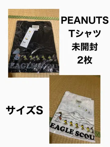 PEANUTS 티셔츠 S 사이즈 2매 세트 스누피