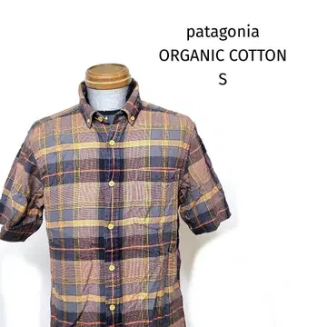 레어 patagonia ORGANIC COTTON 버튼 다운 셔츠 반팔