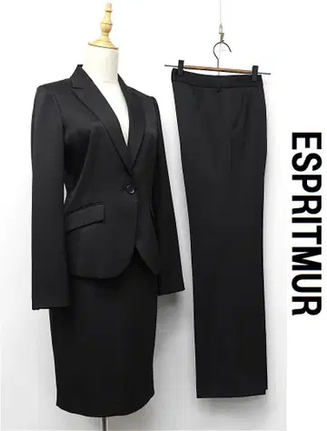 E504/새상품급 ESPRITMUR 3개 세트 정장 광택 11 블랙