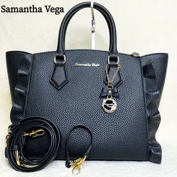 사만사베가 Samantha Vega 핸드백 숄더 플러터 블랙