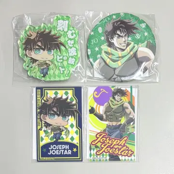 죠죠월드3 죠셉 캔배지 아크릴배지 아크릴카드 jojo