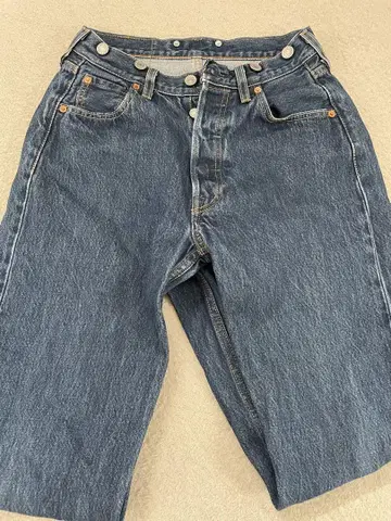 Levi's 501 스트레이트 데님 W30 데미지 가공