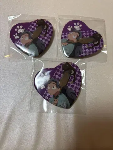 닌자 타마 란타로 아야베 키하치로 하트 캔뱃지