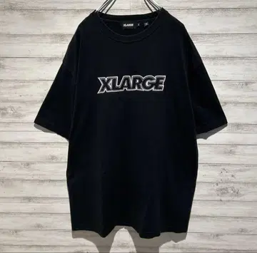 XLARGE 블랙 티셔츠