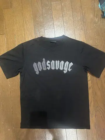 godsavage 갓 사베지 티셔츠 블랙 M 사이즈