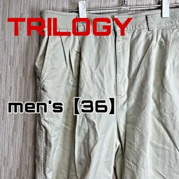 AB86 [ TRILOGY ] 하프 팬츠 [ 남성용 36인치 ] 아이보리