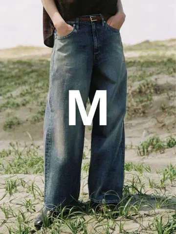 lidnm SEMI WIDE HERITAGE DENIM PANTS M