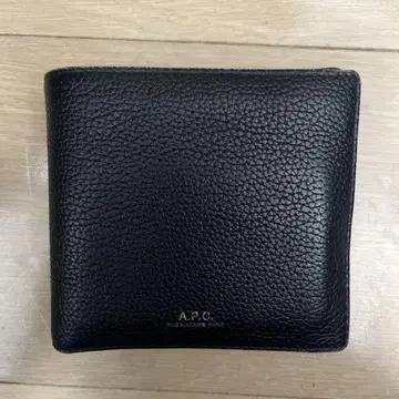 A.P.C 아페쎄 가죽 접이식 지갑 블랙 검정