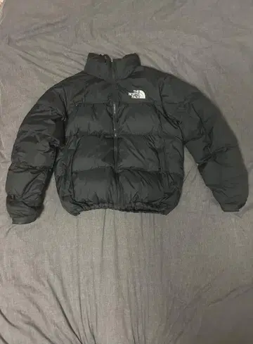 The North Face 블랙 다운 자켓