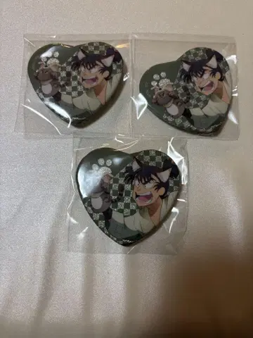 닌타마 란타로  하트 캔뱃지