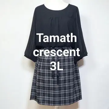 미사용 빅 사이즈 3L 도킹 원피스 브라우징 원피스