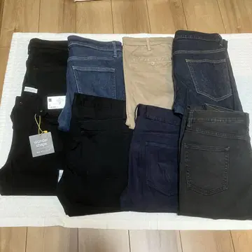 유니클로 UNIQLO 지유 GU 스키니 바지 팬츠