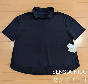 SENSOUNICO 백 플리츠 풀오버 택 포함 센소유니코