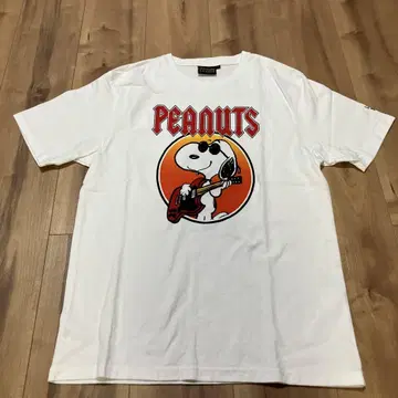 LOW BLOW KNUCKLE 티셔츠 PEANUTS 컷소 반팔 락 M