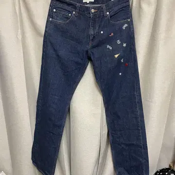 TOMMYHILFIGER 타미힐피거 여성 데님 팬츠 자수 M