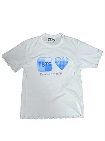 '초레어' TSTS 25ss 스캘럽 엣지 티셔츠