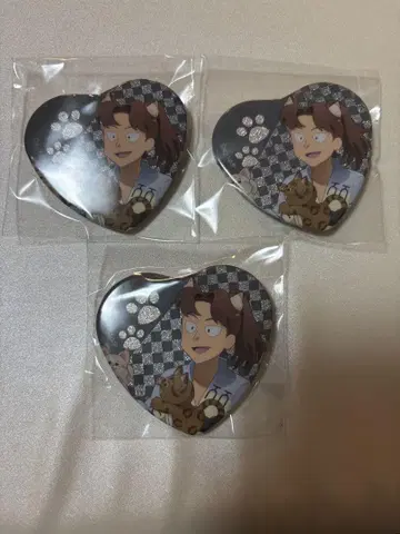 닌자 타마 란타로 하트 캔뱃지 리키치