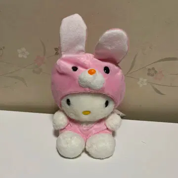 헬로키티 봉제 인형 토끼 인형옷 1998년 산리오 레어