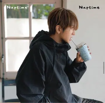 Naptime. 풀오버 파카-블랙