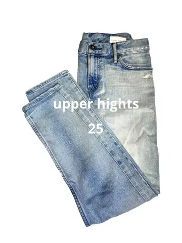 upper hights 어퍼 하이츠 데미지 가공 데님 라이트 블루 25