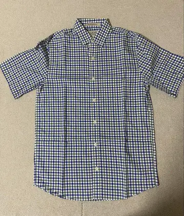 L.L.Bean 체크 무늬 반팔 셔츠