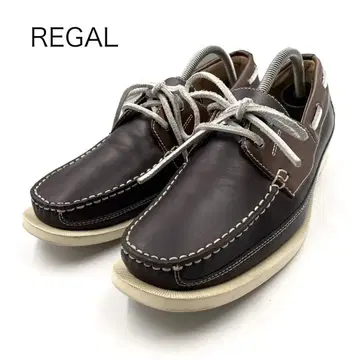 [컨디션 최상] REGAL 리갈 데크 슈즈 가죽 25.5cm JY55